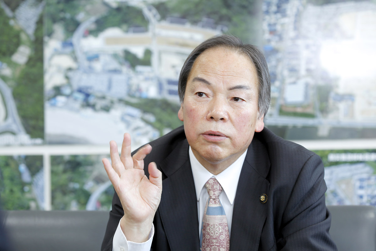 前・東松島市長の阿部秀保氏