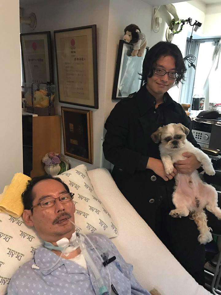 ALS協会会長の岡部さんと