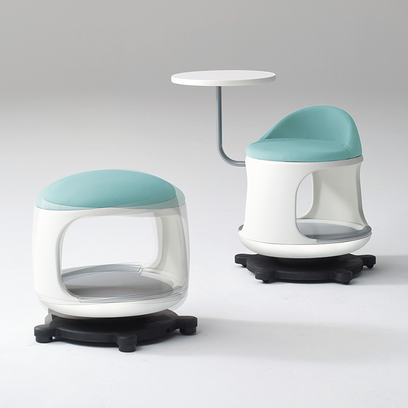 【展示品2025年製】オカムラ　スツール　クレイドル　キャスター付　荷物置き 展示品2025年製】オカムラ スツール クレイドル キャスター付