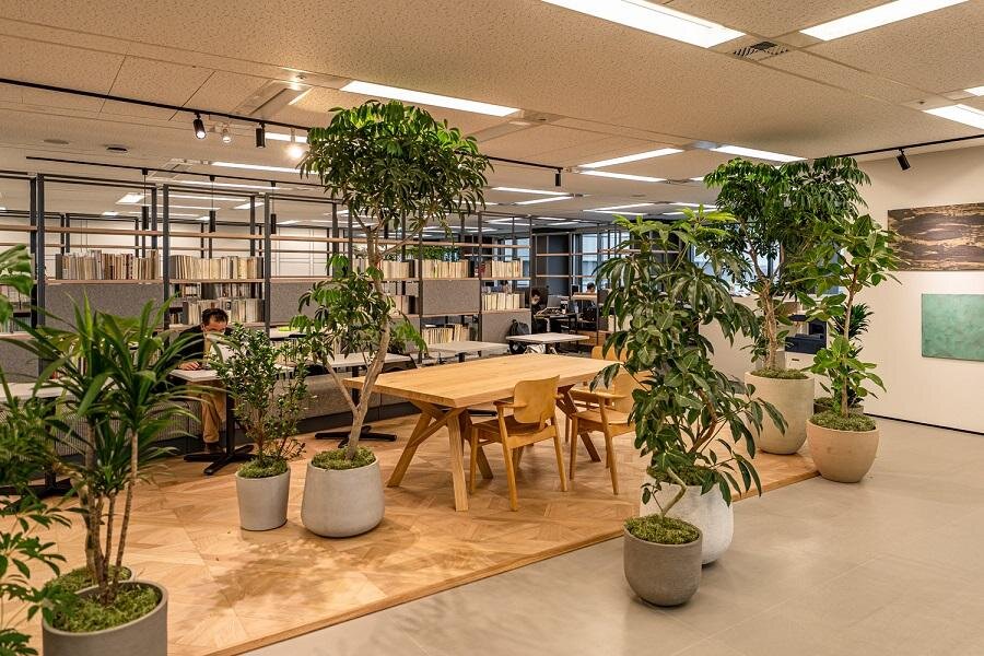オフィスづくりのコラム | 植物がオフィスの心地よさを高める 「オフィス・グリーン」がもたらす効果 | 株式会社オカムラ