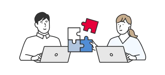 業務に合わせて無理なく導入する