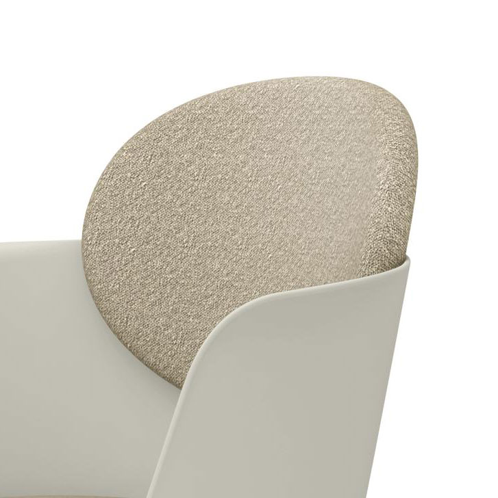 2025年製・2脚セット】オカムラ フローリス 4本脚 ライトグレージュ