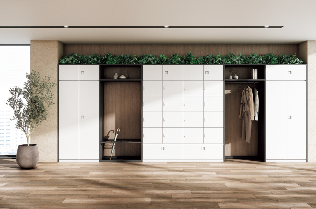 新製品である収納ケーシングの写真。