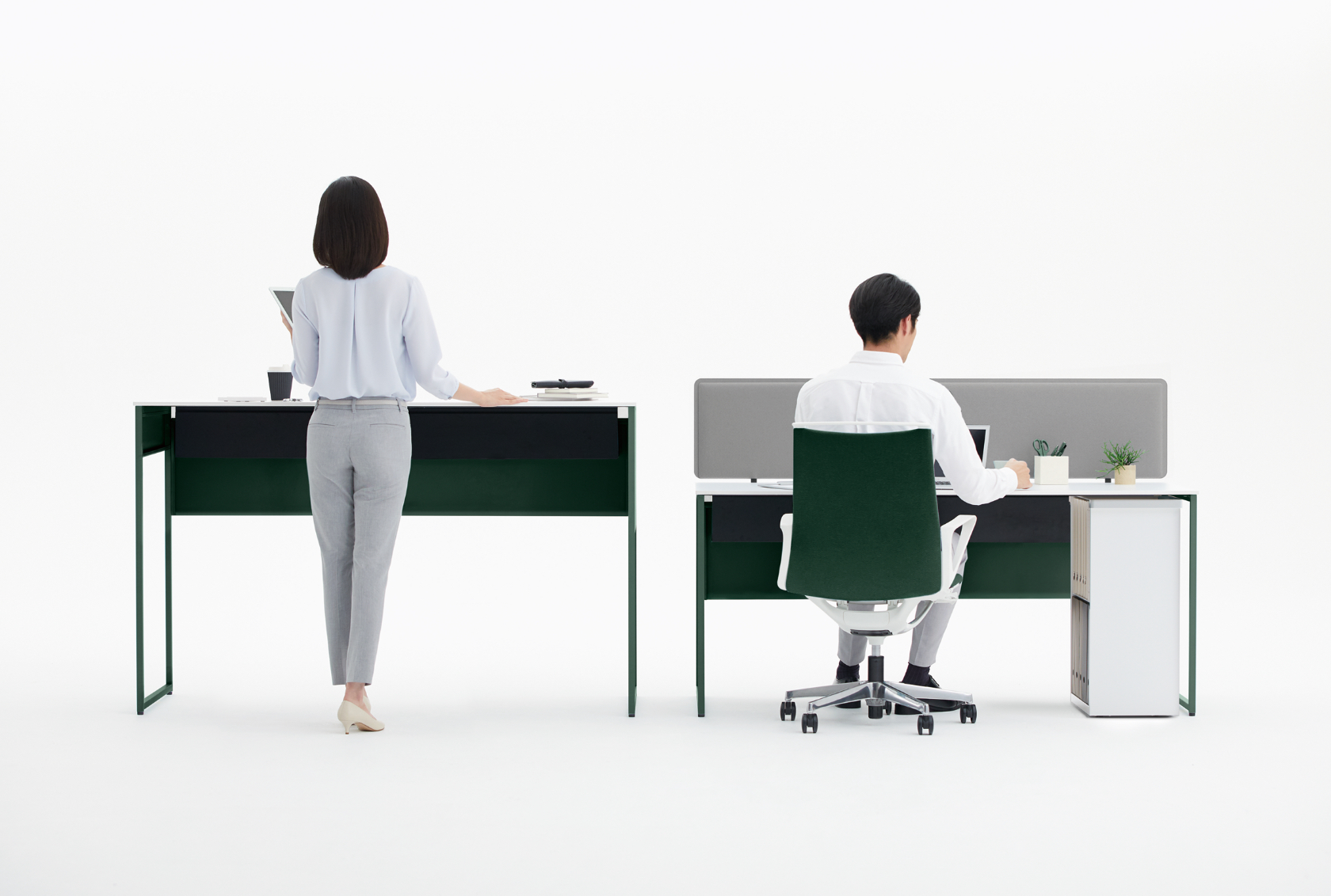 最終値下げ ワークデスク SOLISTE オカムラ