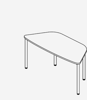 テーブル120° ブースタイプ１人用