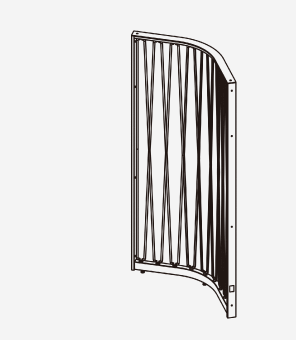 紐ルーバータイプ 120° コーナー