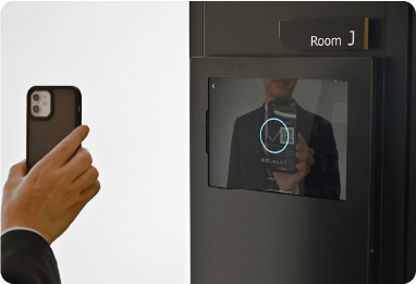 QRコードでの入室