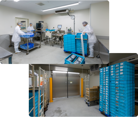 加工センターや店舗併設型冷蔵倉庫