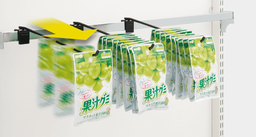 フェイスアップフック